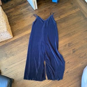 Navy blue urban outfitters romper